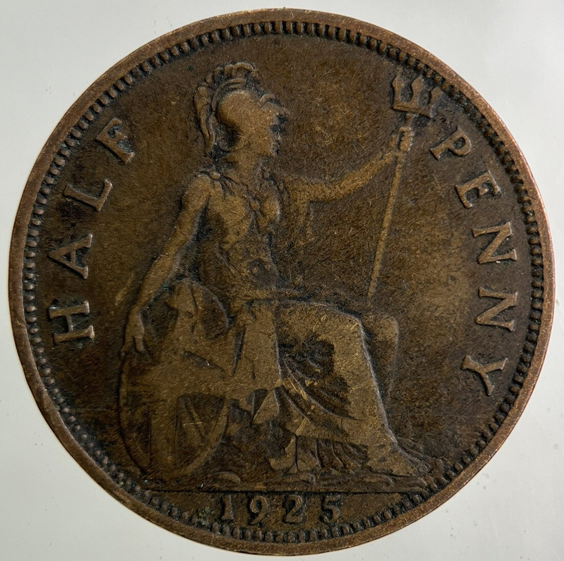 1925 George V Half-Penny Coin | Collectable Grade