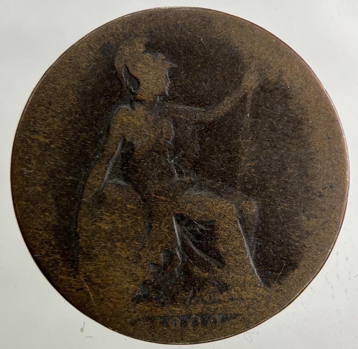 1900 Victoria Half-Penny Coin | Fair Grade