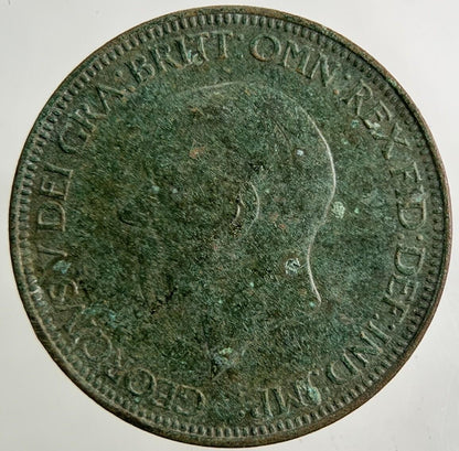 1932 George V Half-Penny Coin | Very High Grade