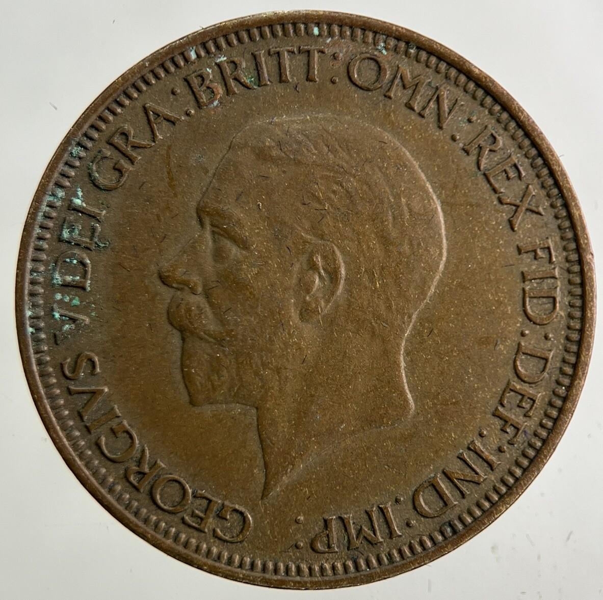1932 George V Half-Penny Coin | Very High Grade