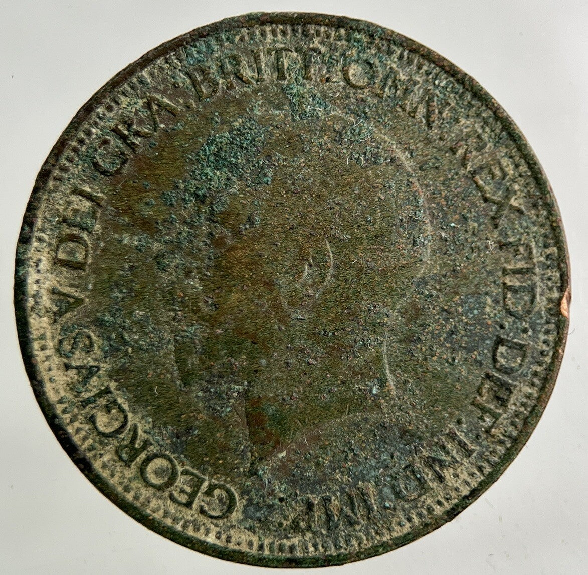 1929 George V Half-Penny Coin | Fine Collectable Grade