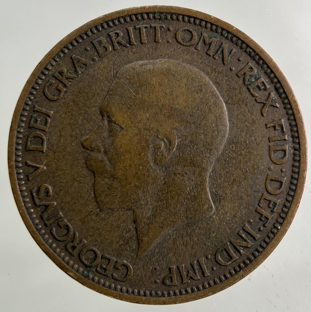 1934 George V Half-Penny Coin | Fine Collectable Grade