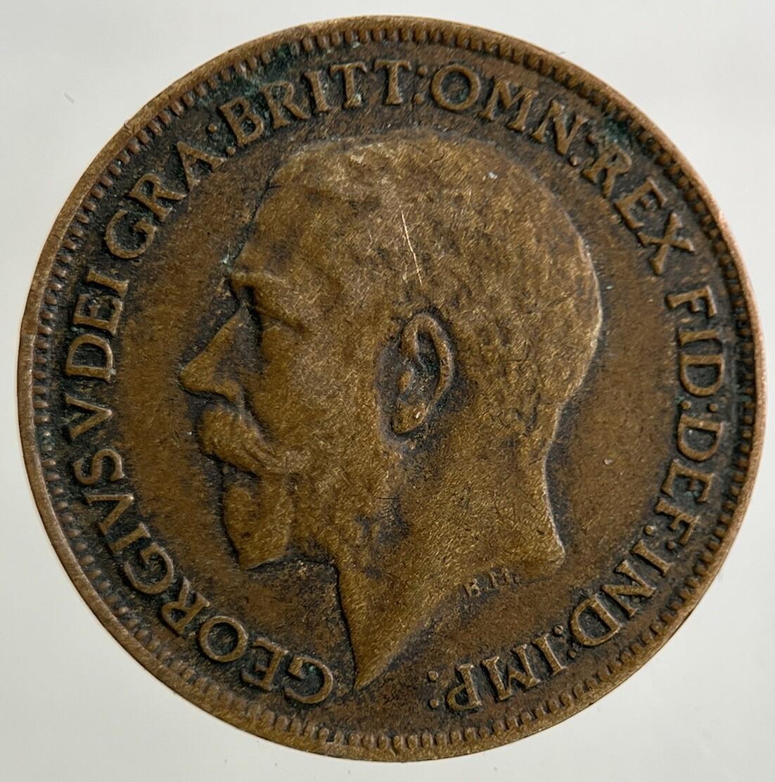 1915 George V Farthing Coin | Fine Collectable Grade