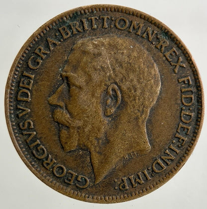 1915 George V Farthing Coin | Fine Collectable Grade