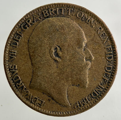 1909 Edward VII Farthing Coin | Fine Collectable Grade