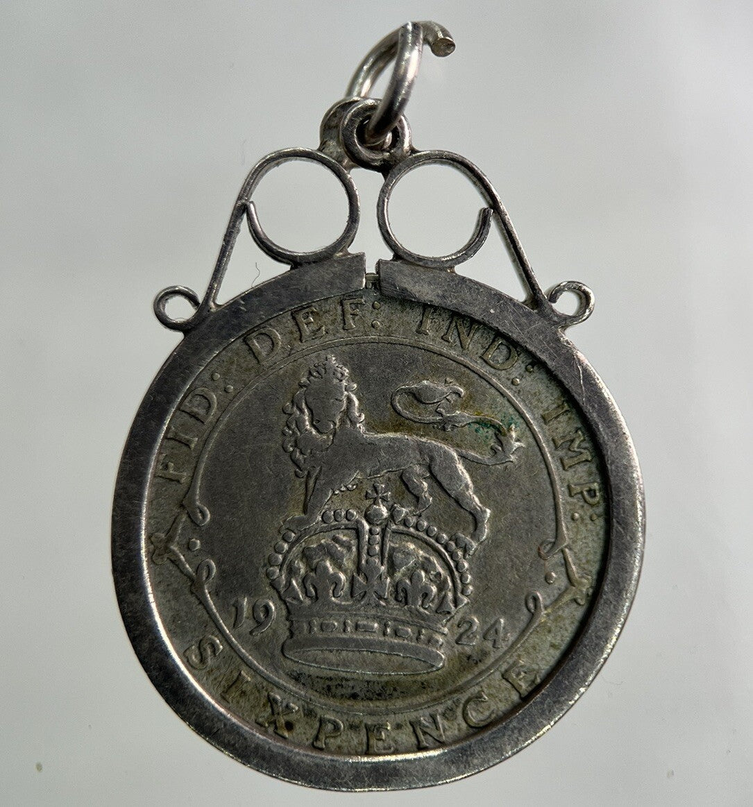 1924 George V Sixpence Silver Coin | Fine Collectable Grade