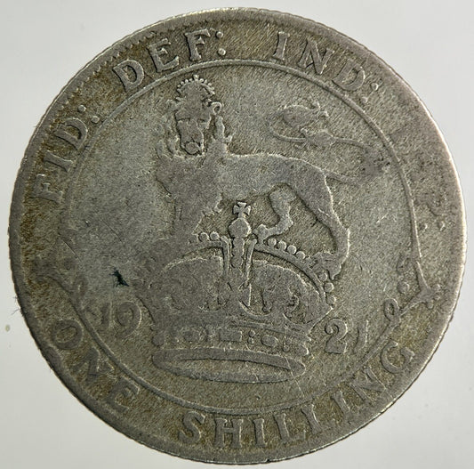 1921 George V Shilling Silver Coin | Collectable Grade