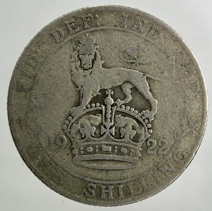 1922 George V Shilling Silver Coin | Collectable Grade