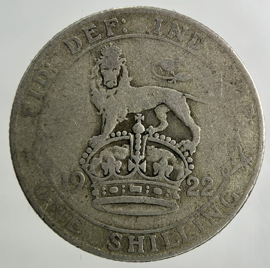 1922 George V Shilling Silver Coin | Collectable Grade