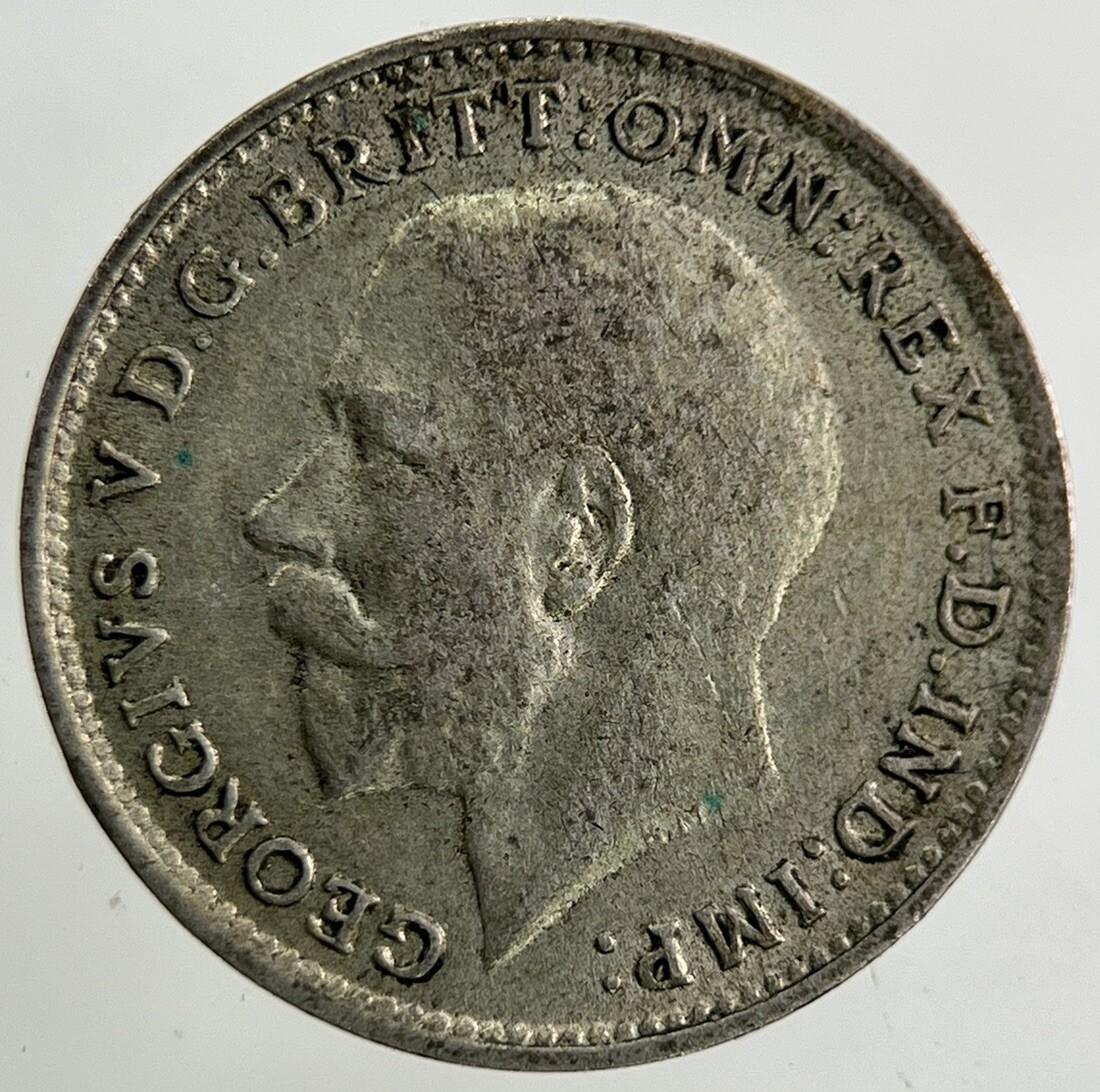 1921 George V Threepence Silver Coin | Fine Collectable Grade