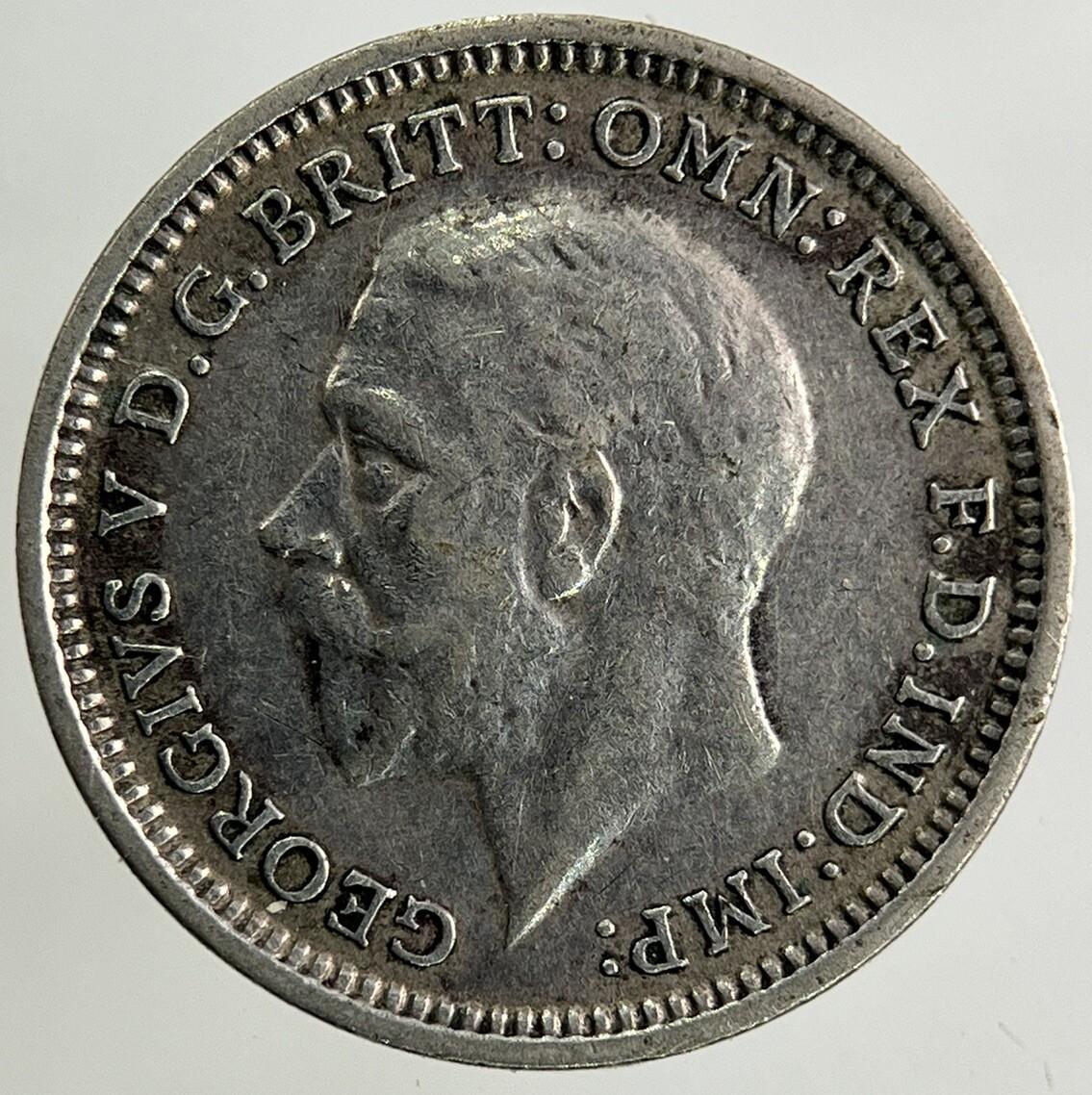 1933 George V Threepence Silver Coin | Fine Collectable Grade