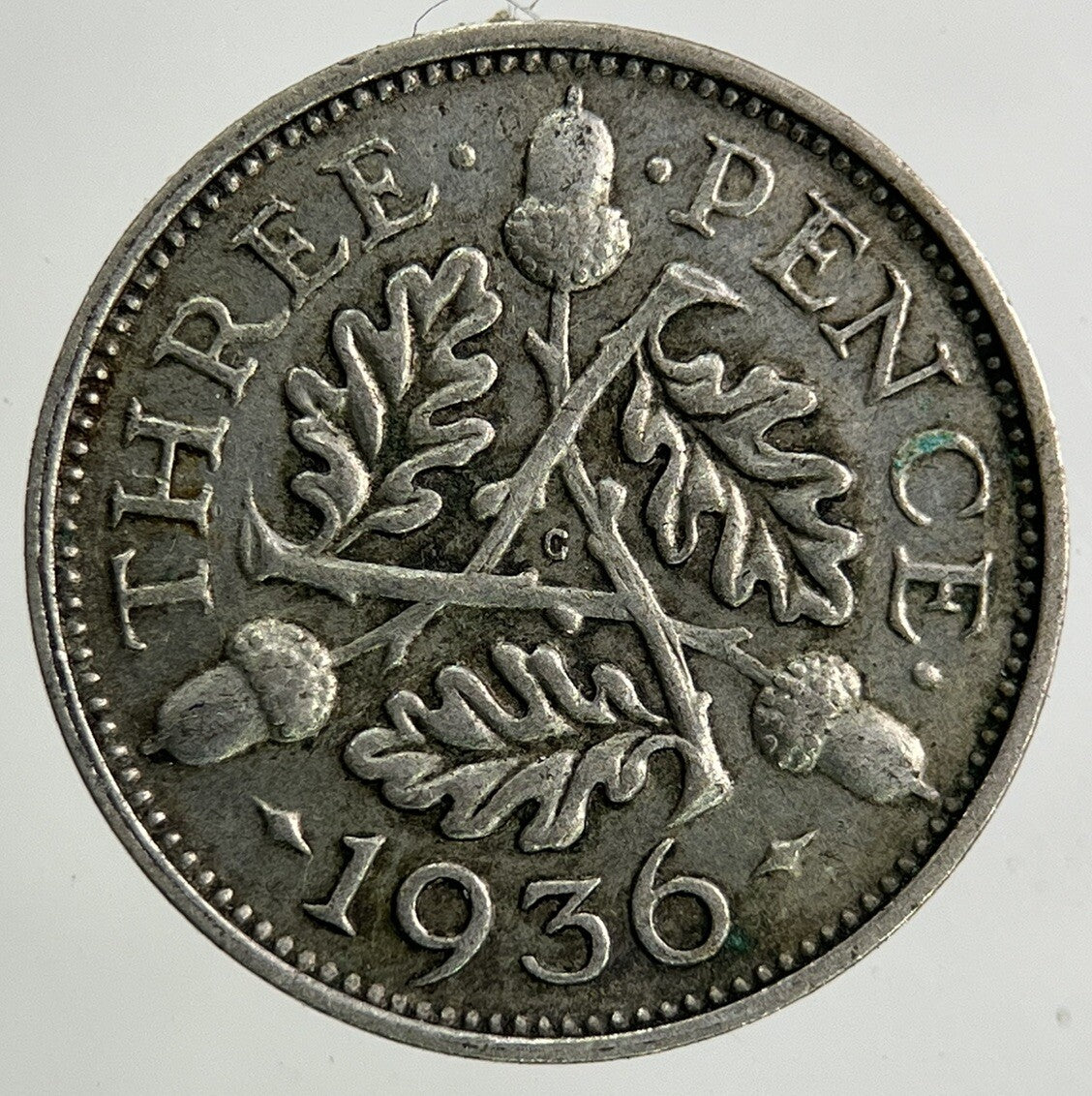 1936 George V Threepence Silver Coin | Fine Collectable Grade