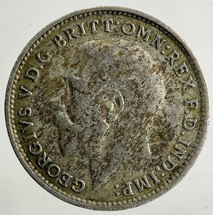 1921 George V Threepence Silver Coin | Fine Collectable Grade