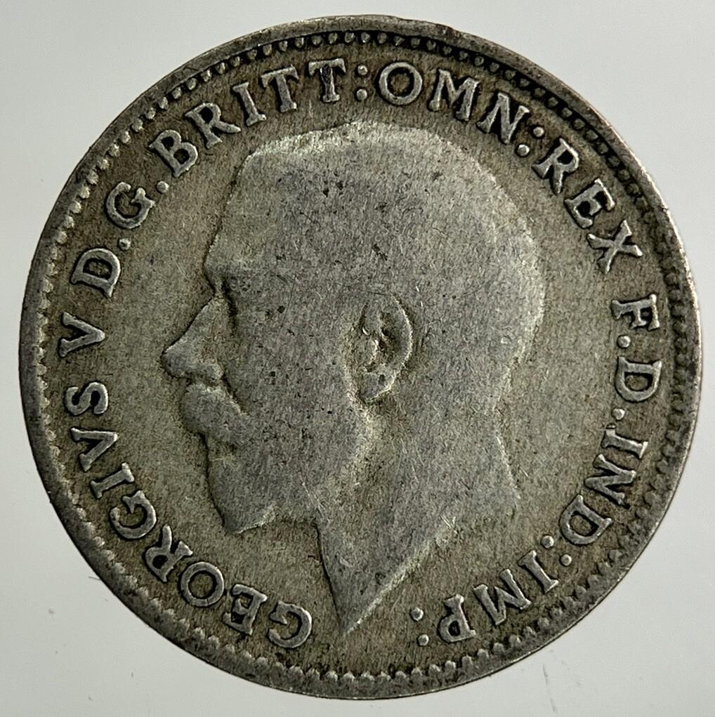 1920 George V Threepence Silver Coin | Fine Collectable Grade
