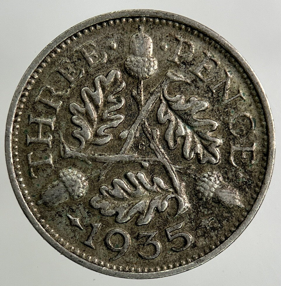 1935 George V Threepence Silver Coin | Fine Collectable Grade