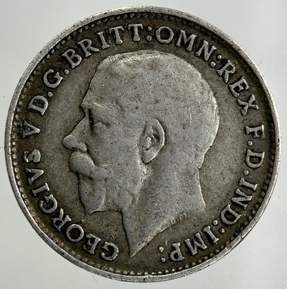 1919 George V Threepence Silver Coin | Fine Collectable Grade