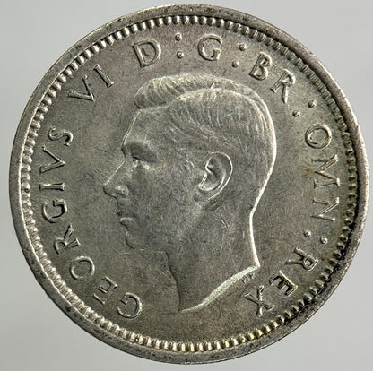 1937 George VI Threepence Silver Coin | Very High Grade