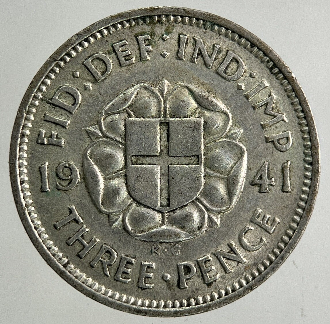 1941 George VI Threepence Silver Coin | Fine Collectable Grade