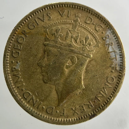 1947 West Africa Shilling Coin | Fine Collectable Grade