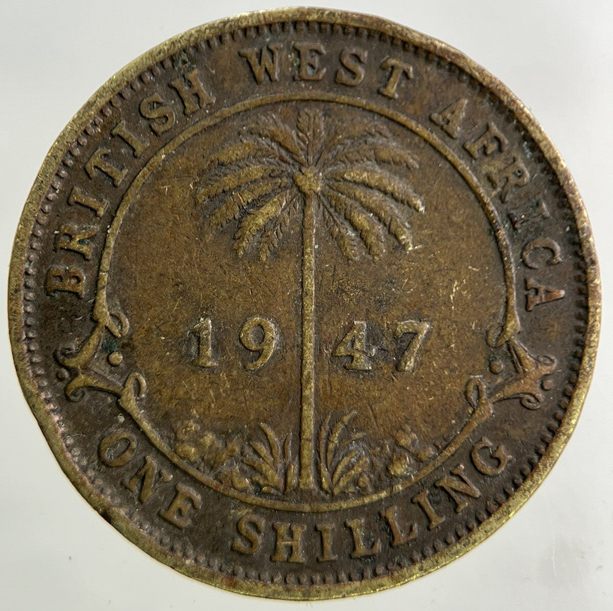 1947 West Africa Shilling Coin | Fine Collectable Grade
