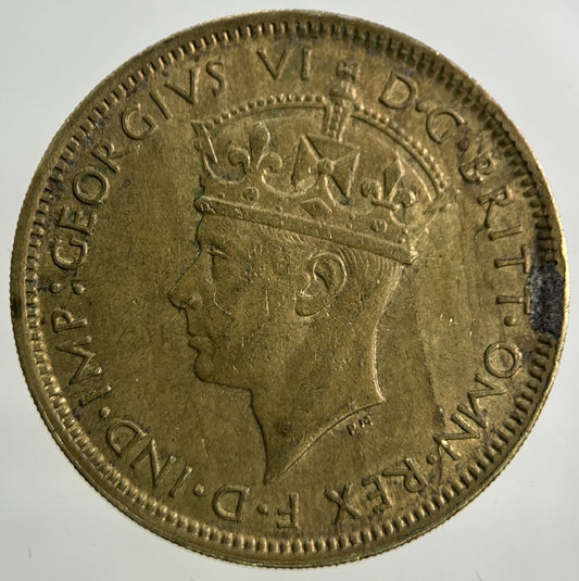 1943 West Africa Shilling Coin | Fine Collectable Grade