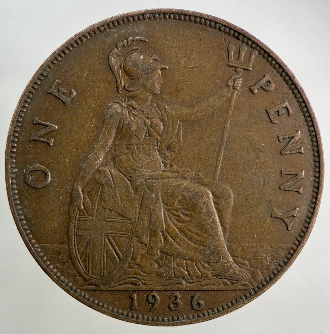 1936 George V One Penny Coin | Fine Collectable Grade