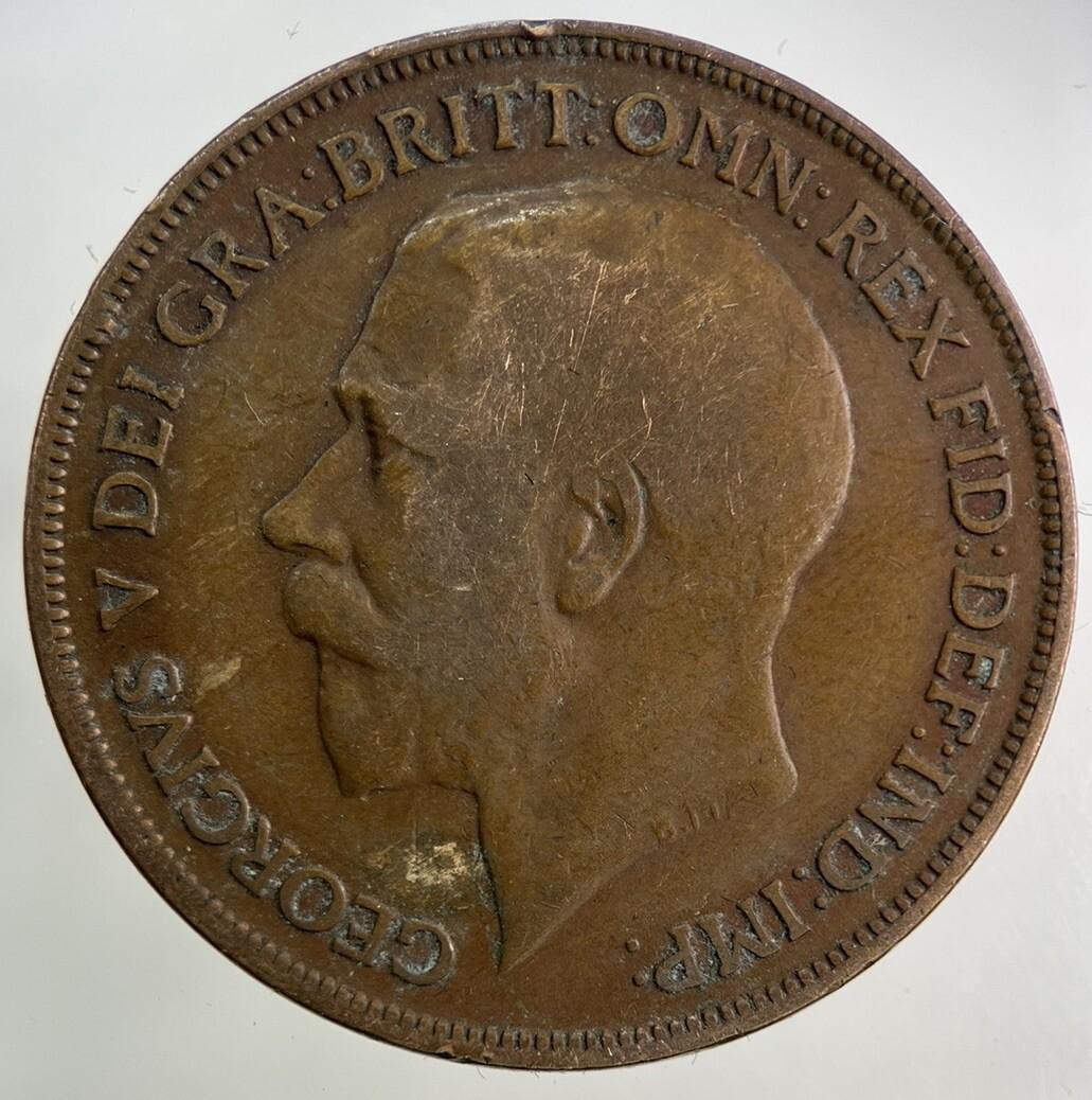 1921 George V One Penny Coin | Fine Collectable Grade