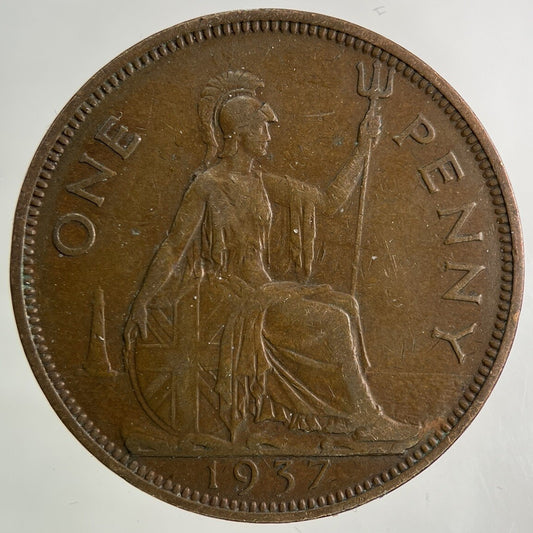 1937 George VI One Penny Coin | Fine Collectable Grade