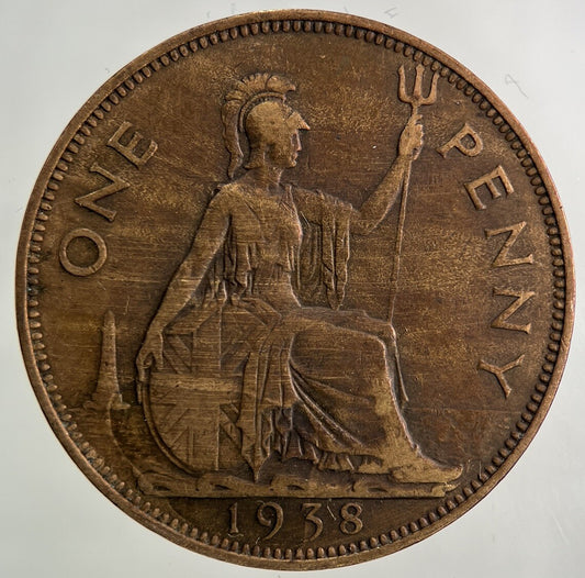 1938 George VI One Penny Coin | Fine Collectable Grade