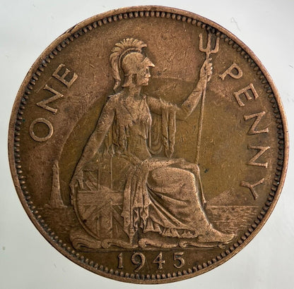 1945 George VI One Penny Coin | Fine Collectable Grade