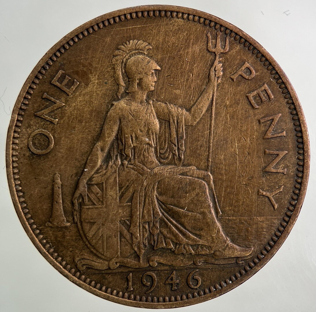 1946 George VI One Penny Coin | Fine Collectable Grade