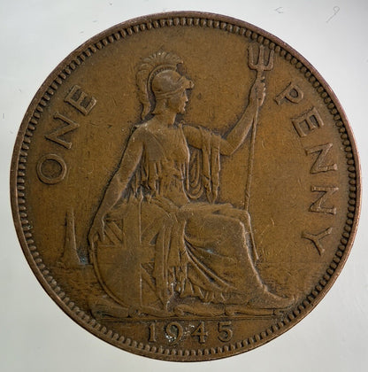 1945 George VI One Penny Coin | Collectable Grade