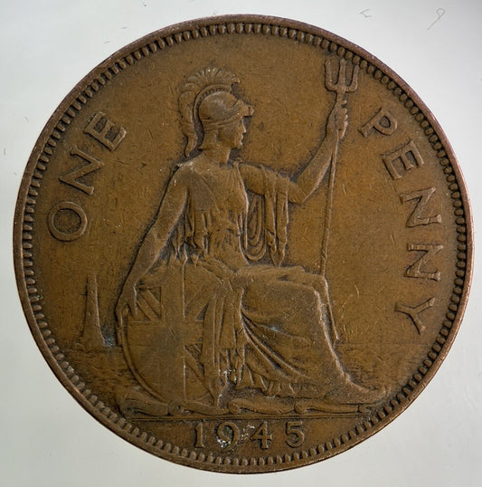 1945 George VI One Penny Coin | Collectable Grade