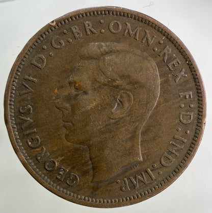 1938 George VI One Penny Coin | Collectable Grade