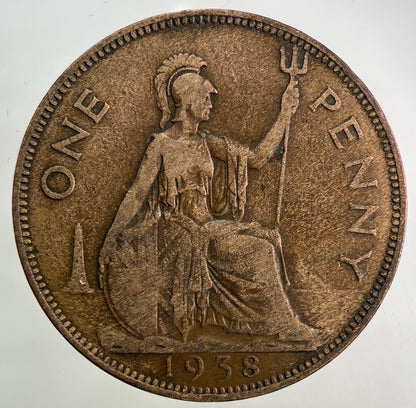 1938 George VI One Penny Coin | Collectable Grade