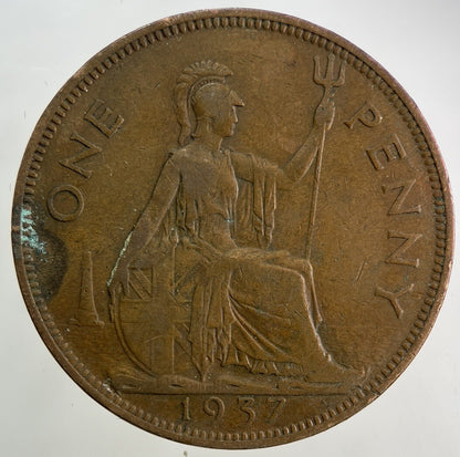 1937 George VI One Penny Coin | Collectable Grade
