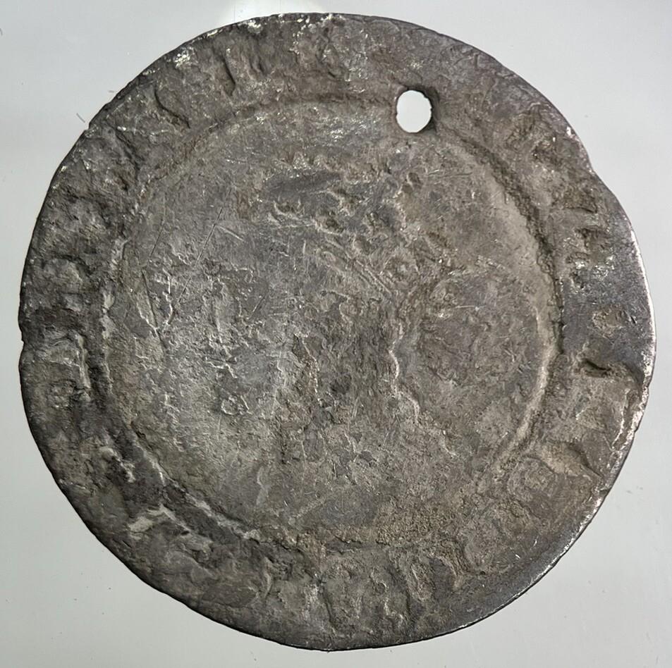 1573 Elizabeth I 1st Sixpence Hammered Silver Coin | Collectable Grade