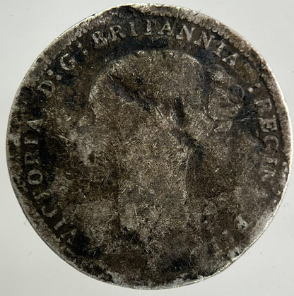 1885 Victoria Threepence Silver Coin | Fair Grade