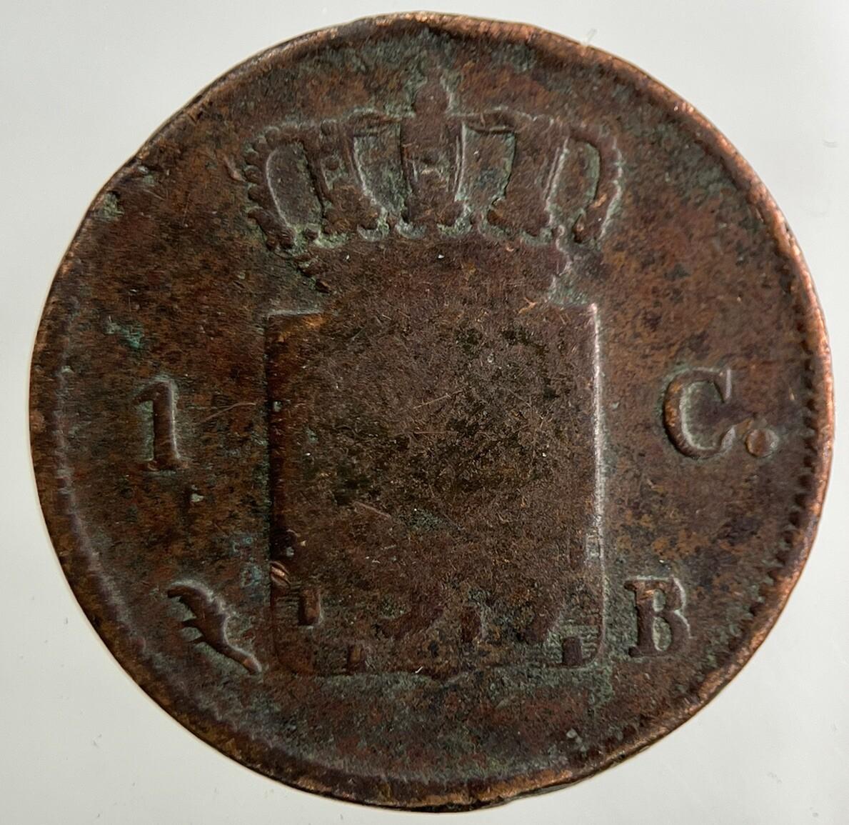 1828 Netherlands 1 Cent Coin | Collectable Grade