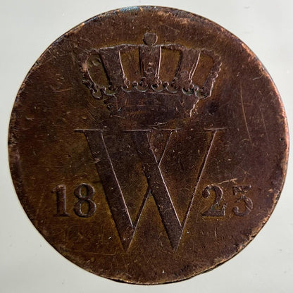 1823 Netherlands 1 Cent Coin | Collectable Grade