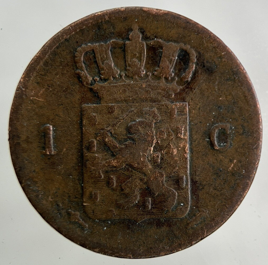 1863 Netherlands 1 Cent Coin | Collectable Grade