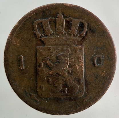 1863 Netherlands 1 Cent Coin | Collectable Grade