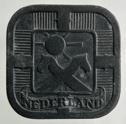 1942 Netherlands 5 Cents Coin | Fine Collectable Grade