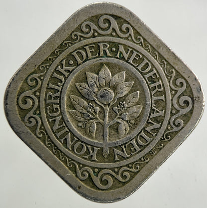 1934 Netherlands 5 Cents Coin | Fine Collectable Grade