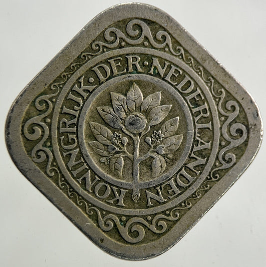 1934 Netherlands 5 Cents Coin | Fine Collectable Grade