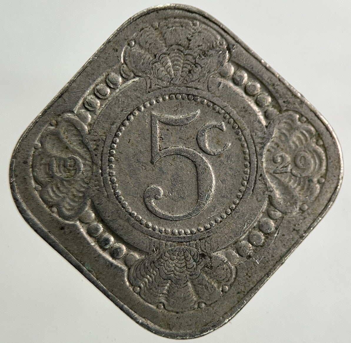 1929 Netherlands 5 Cents Coin | Fine Collectable Grade