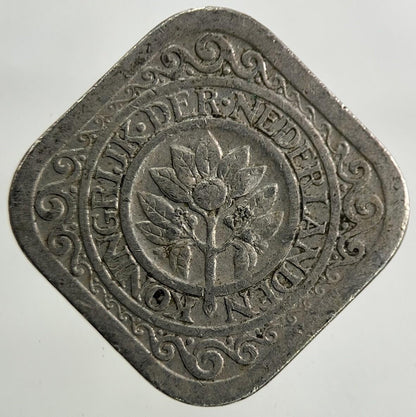 1929 Netherlands 5 Cents Coin | Fine Collectable Grade