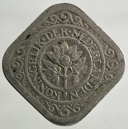 1938 Netherlands 5 Cents Coin | Fine Collectable Grade