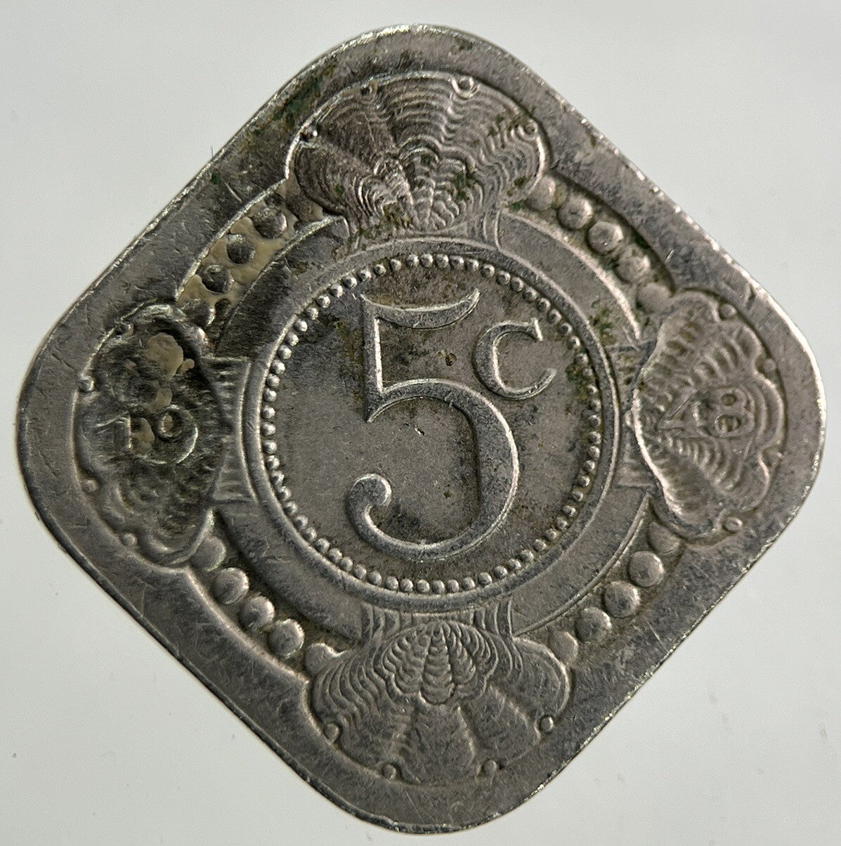 1948 Netherlands 5 Cents Coin | Fine Collectable Grade