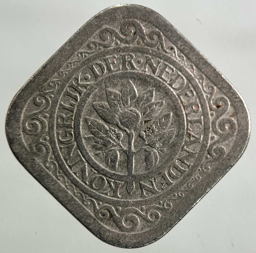 1914 Netherlands 5 Cents Coin | Collectable Grade
